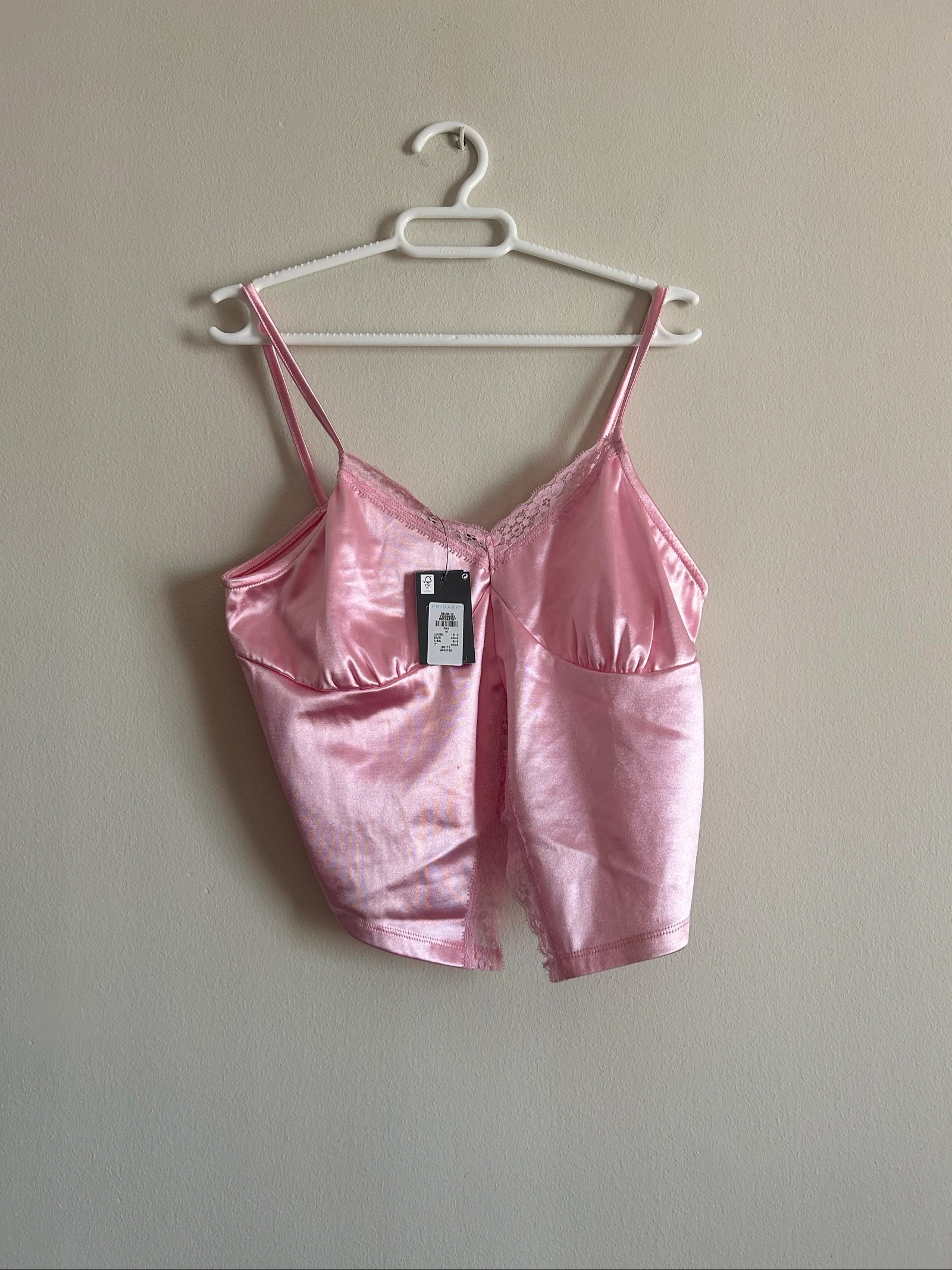 Top encaje rosa